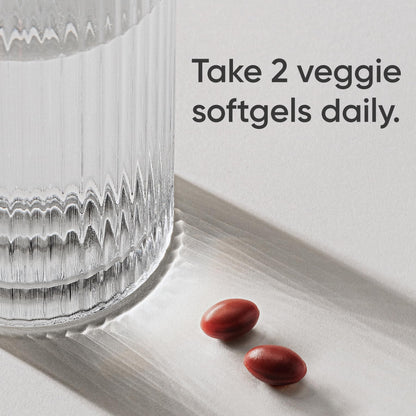 Premium methylated vitamin B12 and folate veggie softgels by Sports Research for optimal absorption.