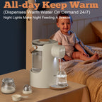 Veroline baby formula dispenser with glass tank