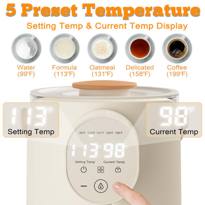 Smart control panel of Veroline water warmer