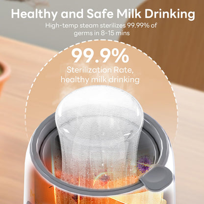 Momfree bottle warmer components and cleaning brush