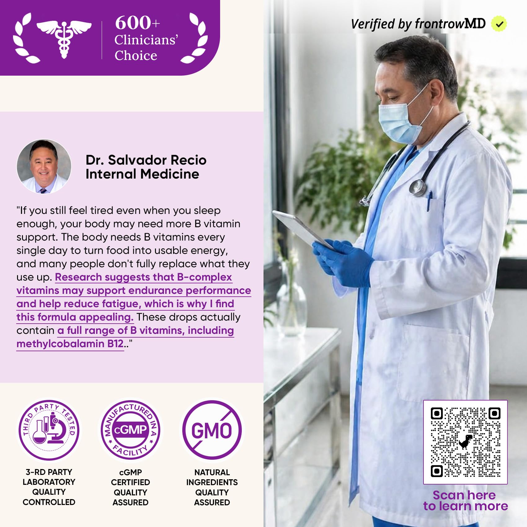 Dropper dispensing a clear shot of the fast absorbing methylated B12 liquid supplement.