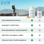 Pure Therapro Rx Methyl B Complete one hundred and twenty acid resistant capsules