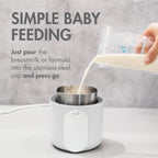 Boon Tempro warming breastmilk in a nursery setting