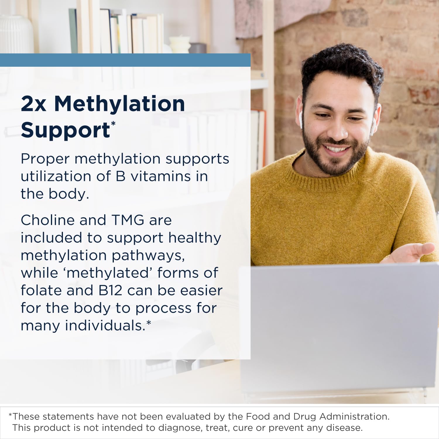 Designs for Health energy support vitamin B complex side panel directions