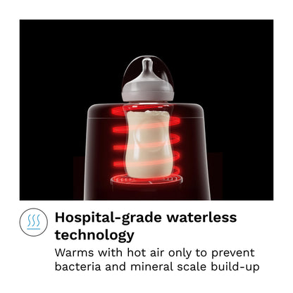 Baby Brezza waterless bottle warmer digital display screen