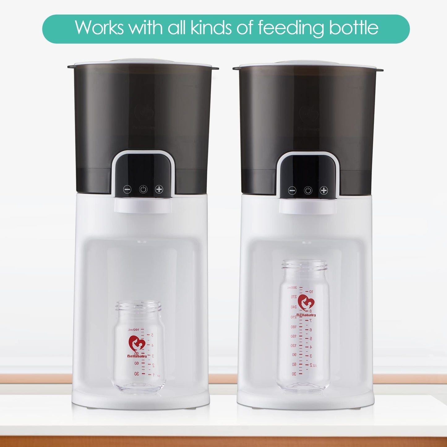 Close up of Bellababy instant water warmer dispenser nozzle