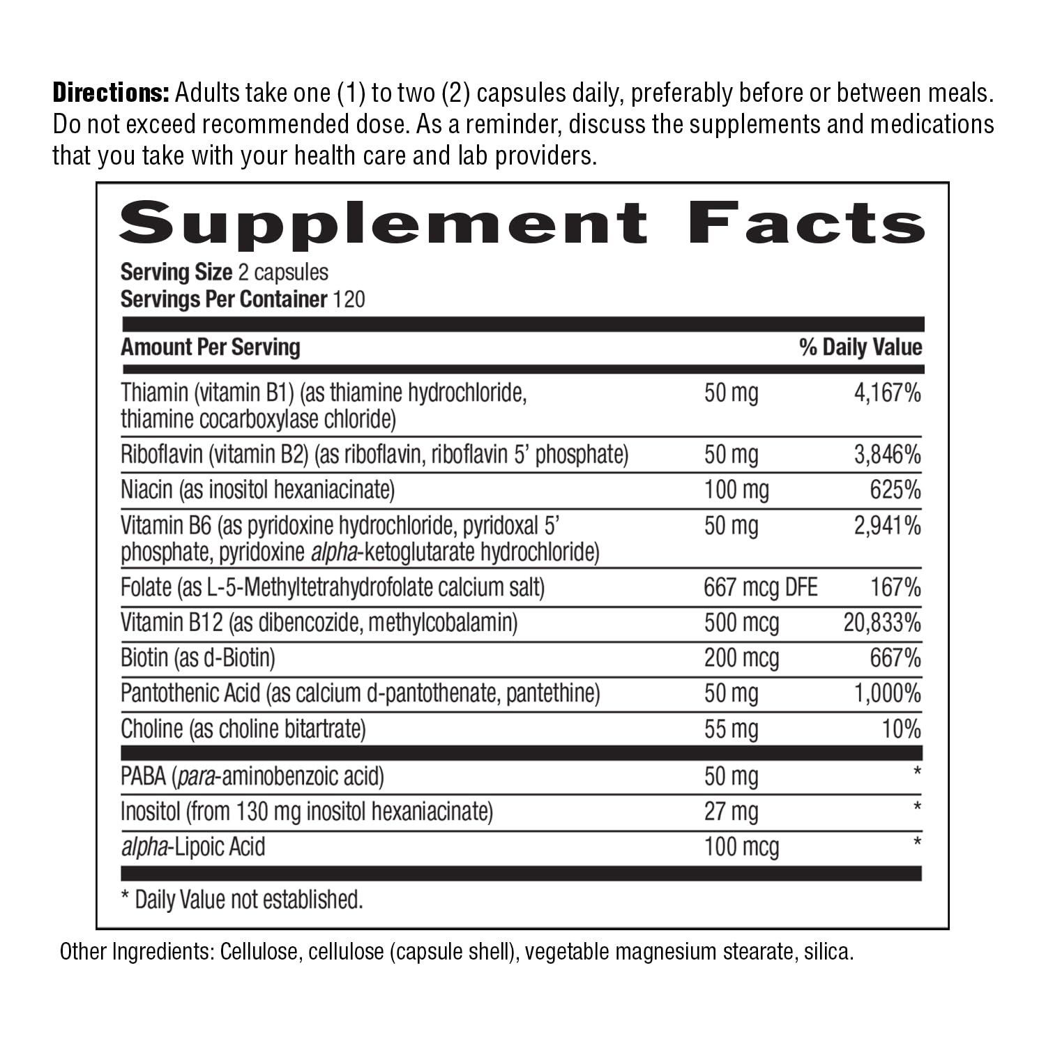 Country Life Coenzyme B Complex showing vegan and certified gluten-free seals.