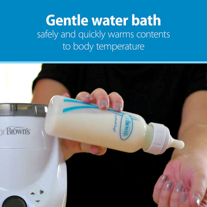 Side profile of Dr. Brown's MilkSPA bottle warmer