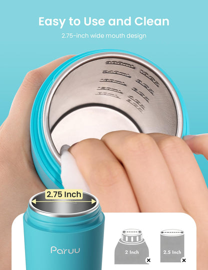 Paruu portable bottle warmer wide mouth design for cleaning