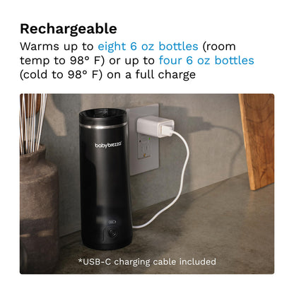 Baby Brezza portable warmer lifestyle shot for travel