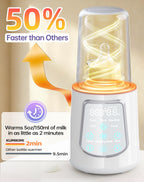 Side profile of Kumikimi 12-in-1 bottle warmer and sterilizer