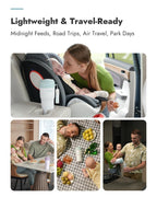 Lifestyle shot of Papablic warmer used for baby feeding