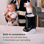 Baby Brezza Fast Baby Bottle Warmer in a modern nursery setting