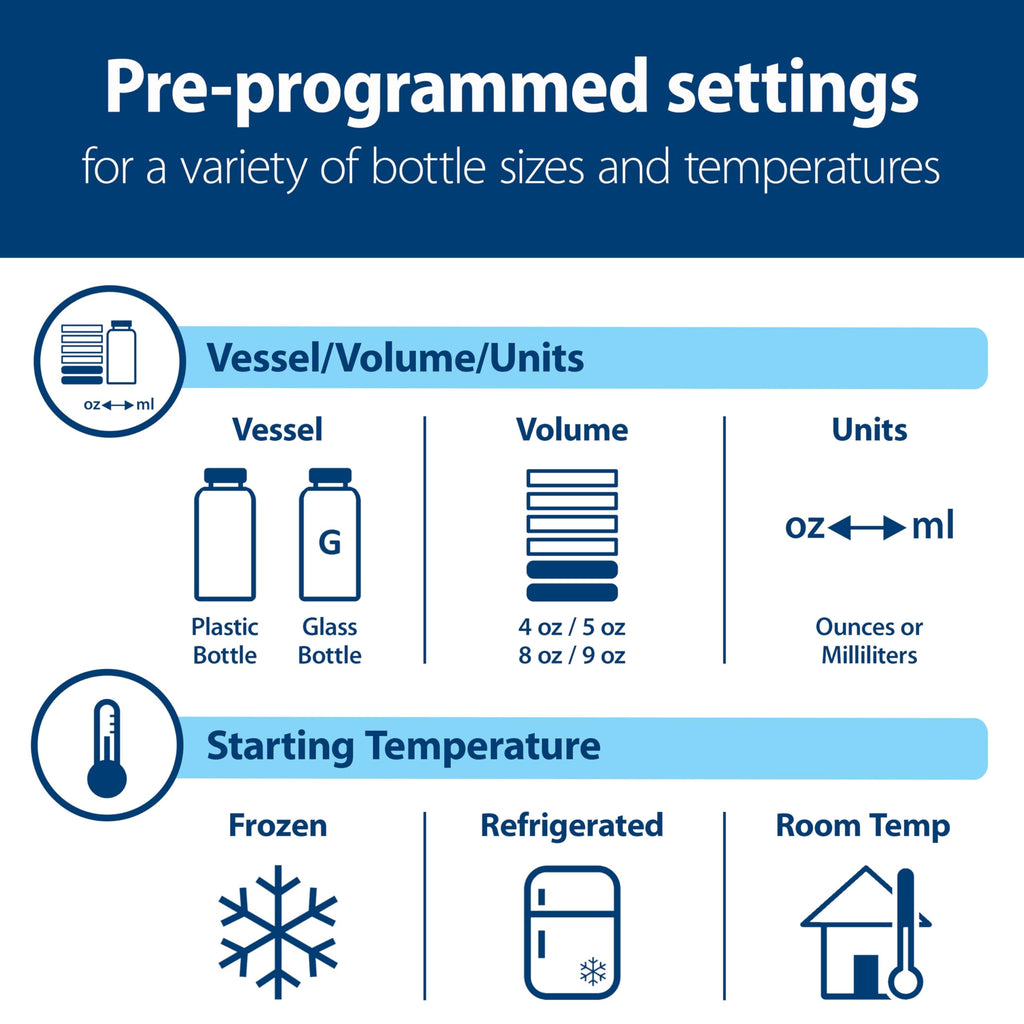 Dr. Brown's bottle warmer heating a baby food jar