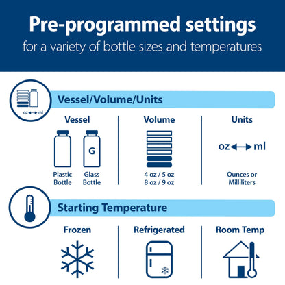 Dr. Brown's bottle warmer heating a baby food jar