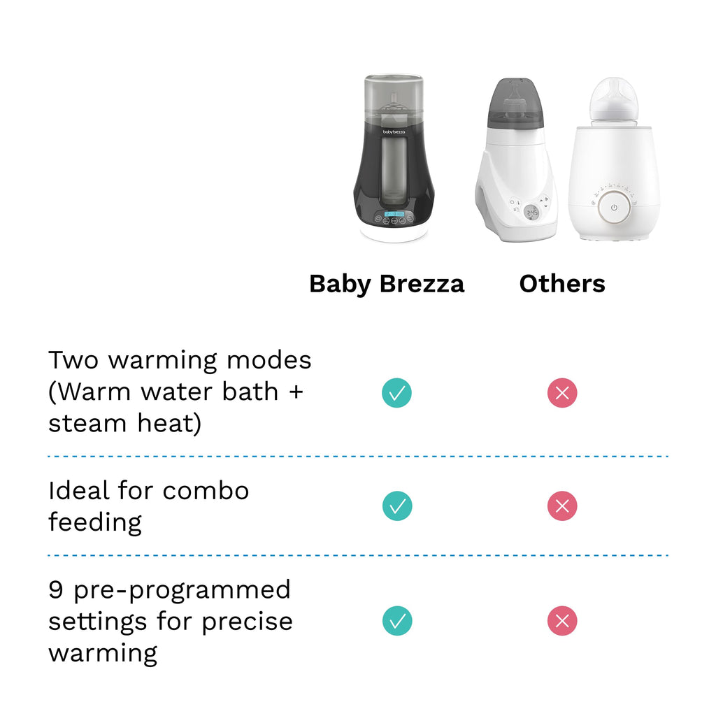Top down view of Baby Brezza universal warming chamber