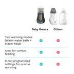Top down view of Baby Brezza universal warming chamber