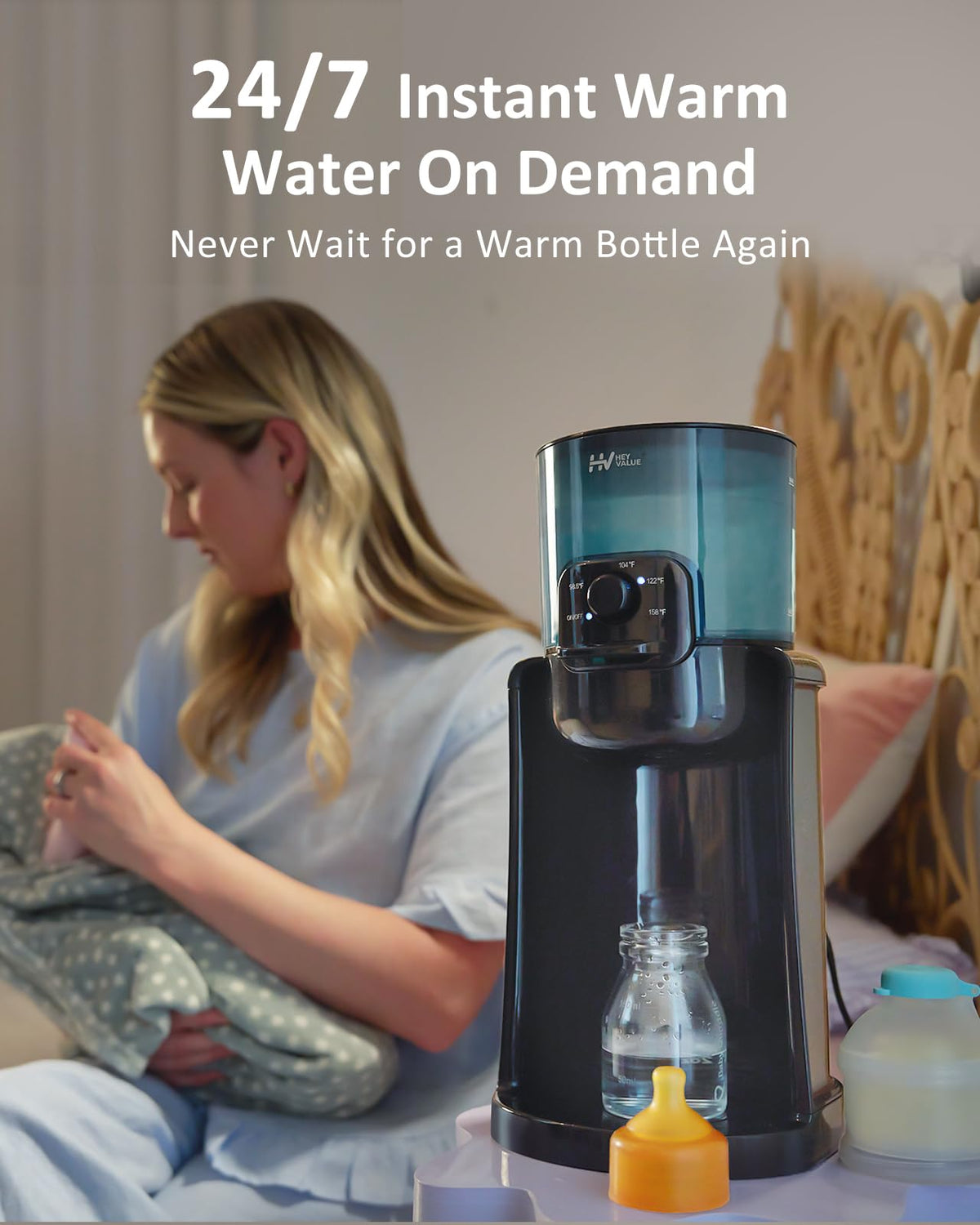 Heyvalue formula maker with temperature control display