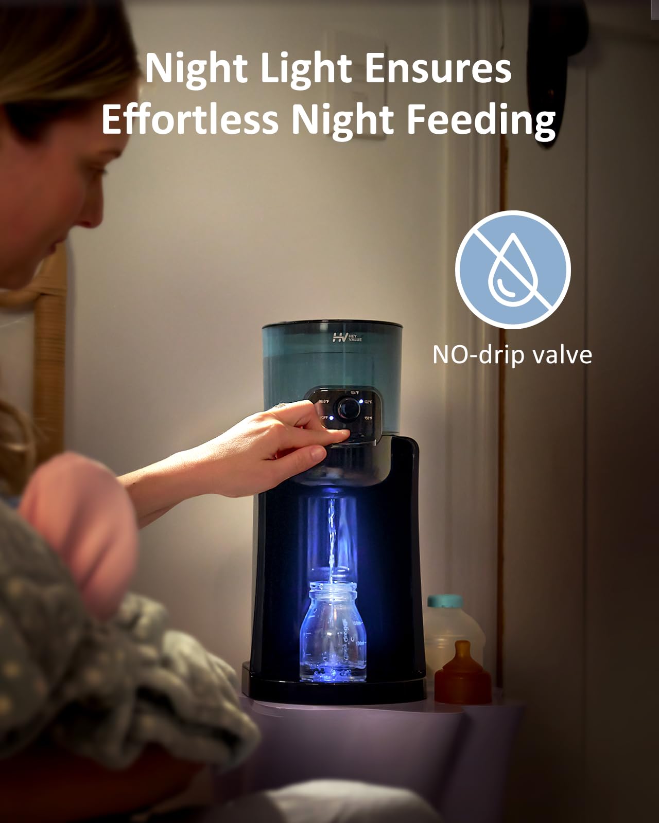 Heyvalue bottle warmer heating water for baby formula