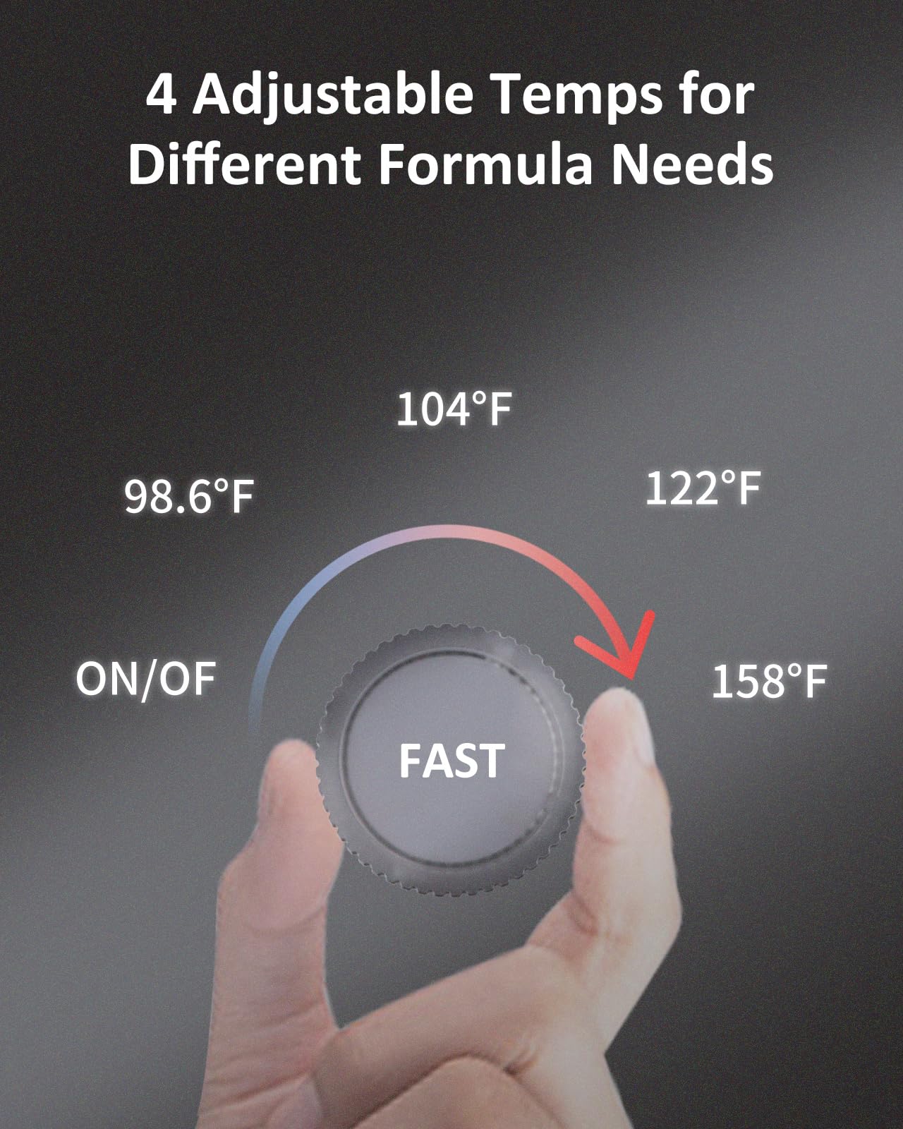 Side profile of Heyvalue instant water warmer device