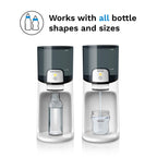 Baby Brezza Instant Bottle Maker with three temperature settings display