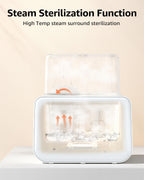 Grownsy 8-in-1 warmer heating a baby food jar