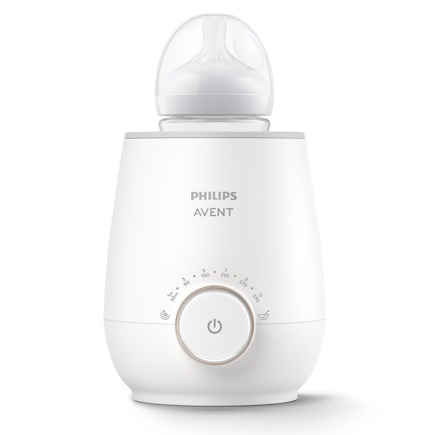 Close up of the Philips Avent temperature control interface