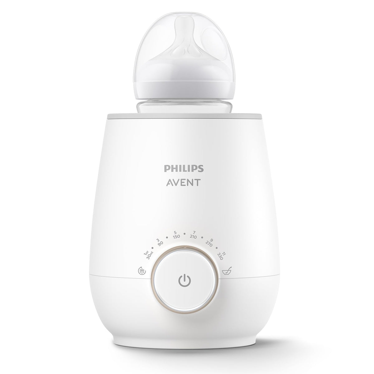 Close up of the Philips Avent temperature control interface