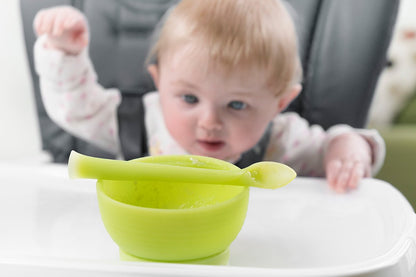 Olababy baby puree steamer bowl used for home cooking