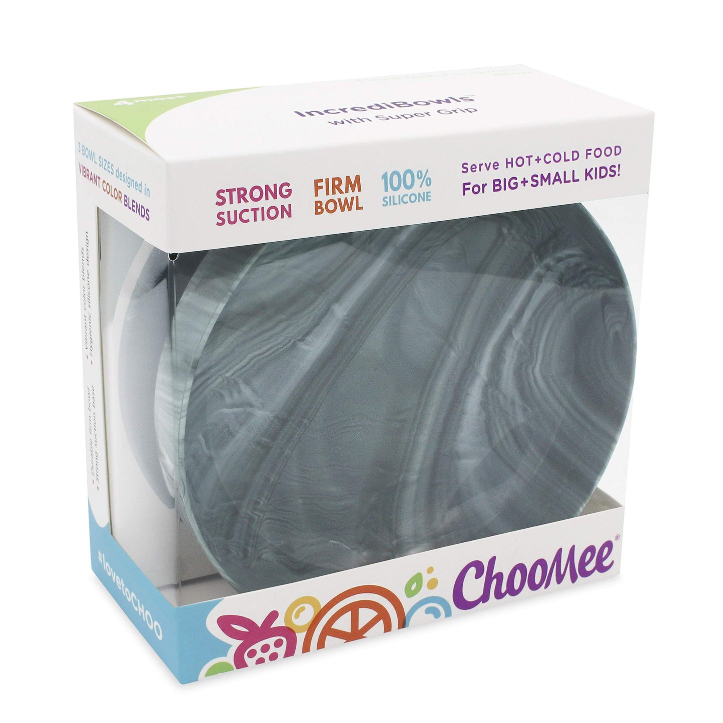 ChooMee baby bowl durable silicone texture detail