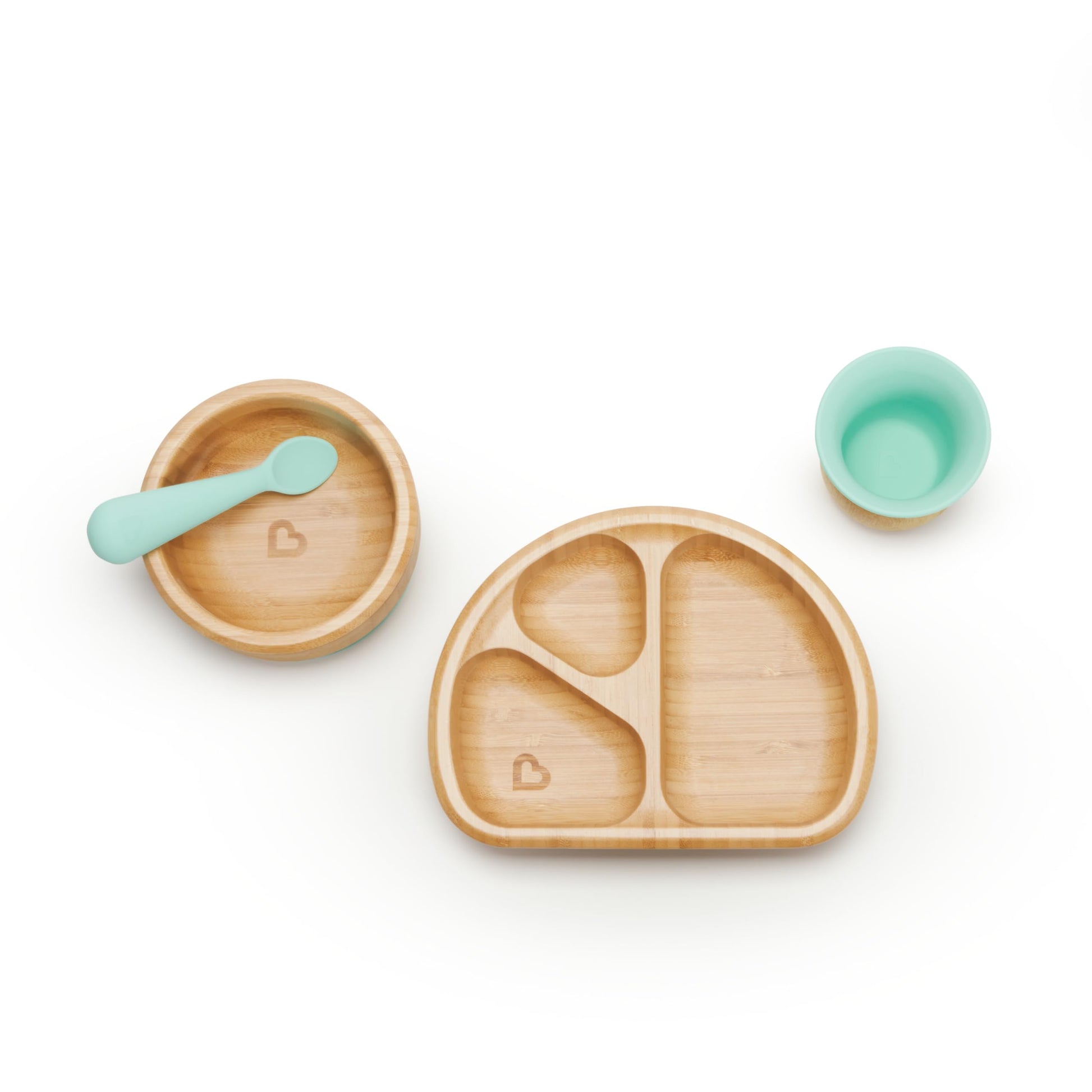 Sustainable bamboo baby dinnerware set by Munchkin