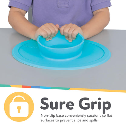 Nuby Sure Grip bowl on a high chair tray