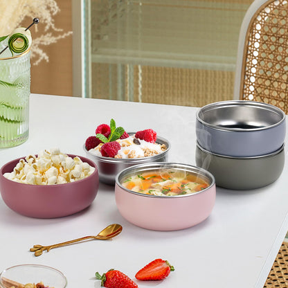 Detail view of removable silicone sleeve on ShineMe kids bowl