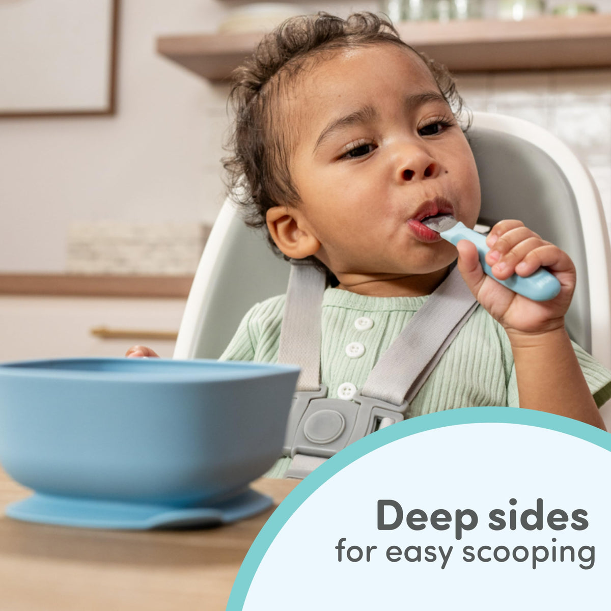 NUK bowl showing deep scoop sides for infants