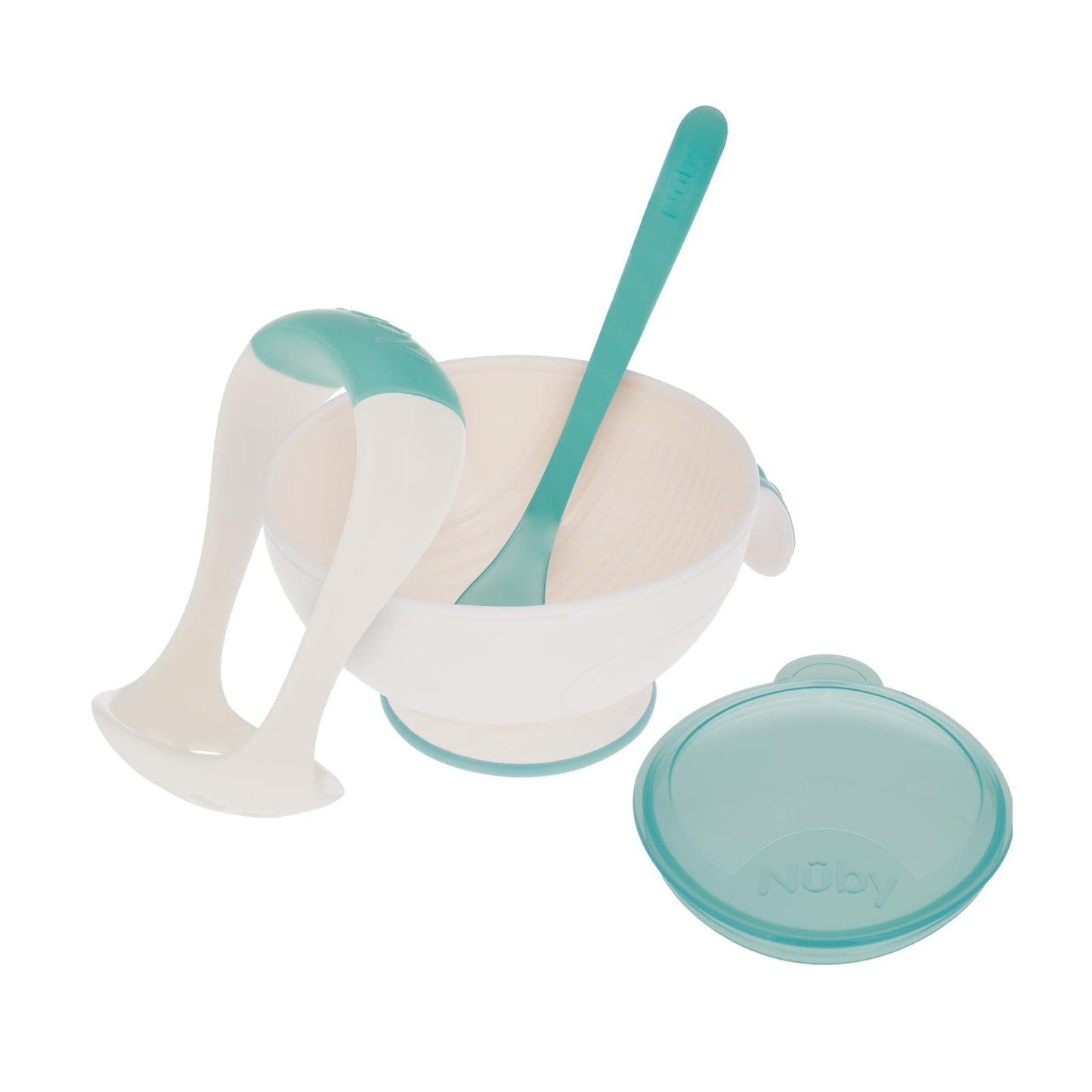 Nuby baby food masher and bowl components