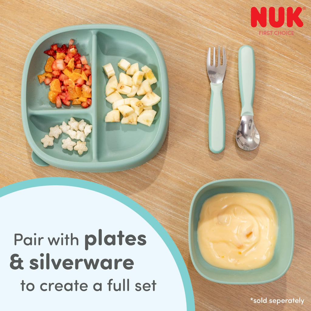 Microwave and dishwasher safe NUK baby bowls