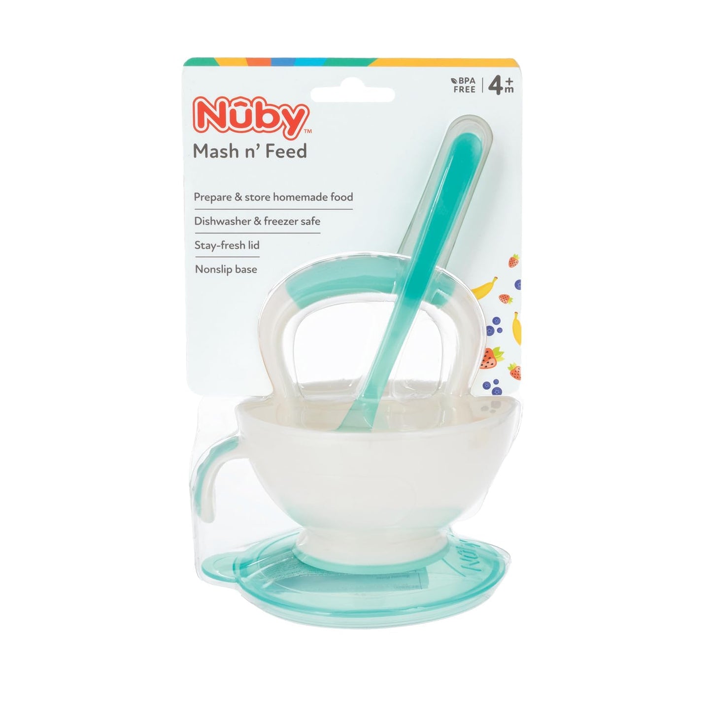 Nuby non-skid base baby food prep bowl