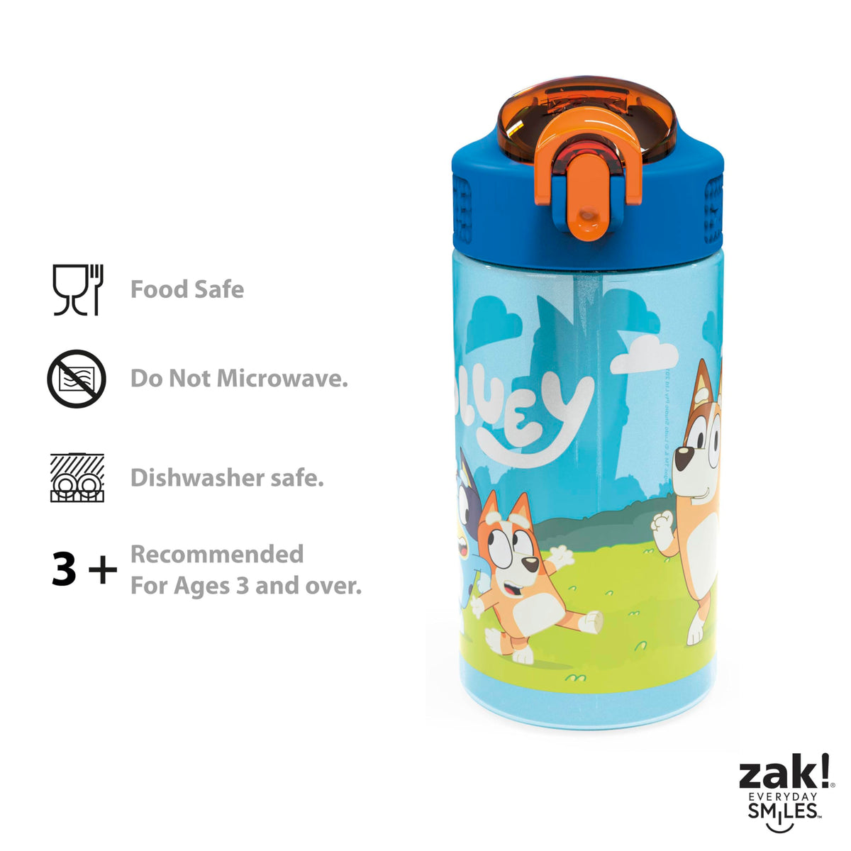 Zak Designs BPA free kids dinnerware collection on table