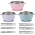 Close up of anti-choke protective barrier on baby silicone spoon