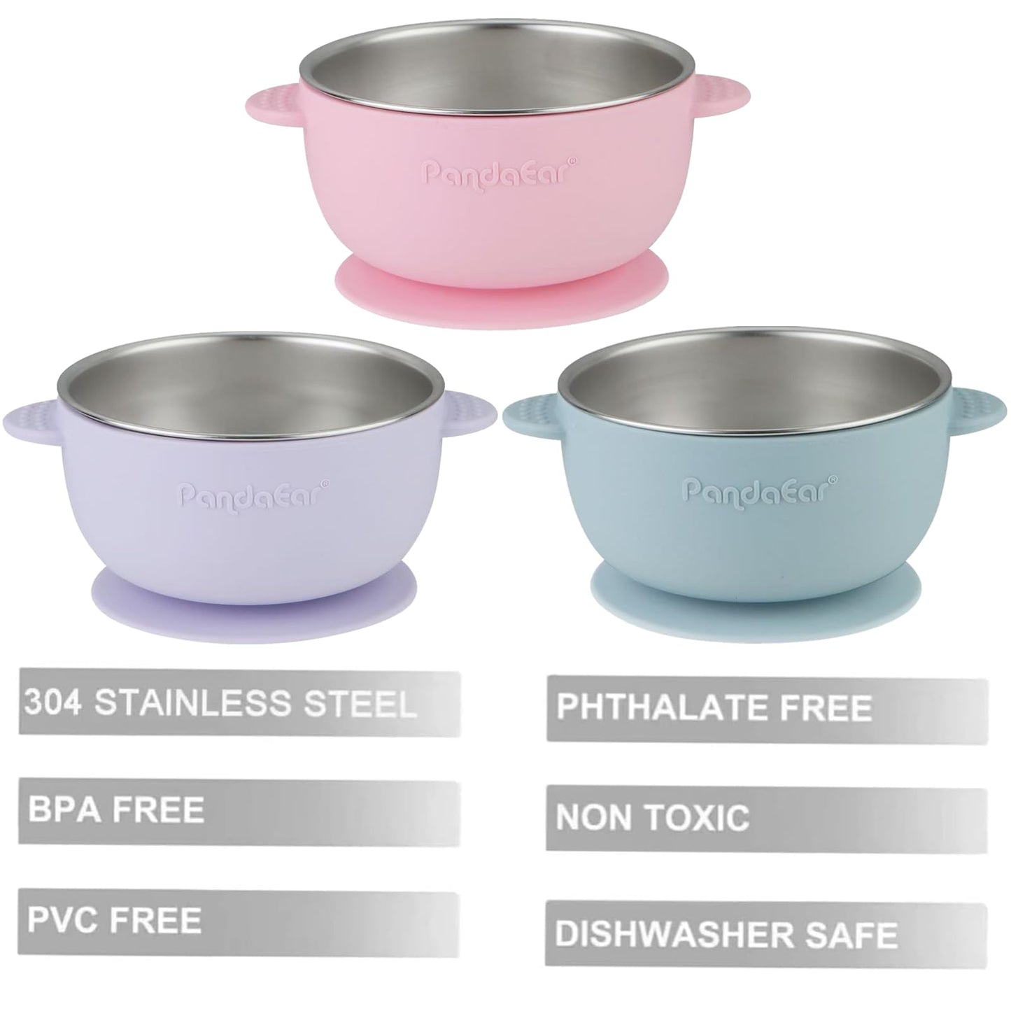 Close up of anti-choke protective barrier on baby silicone spoon