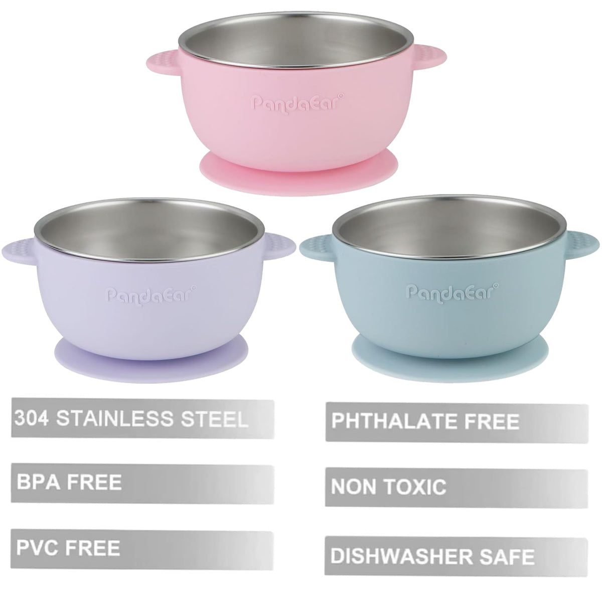 Close up of anti-choke protective barrier on baby silicone spoon