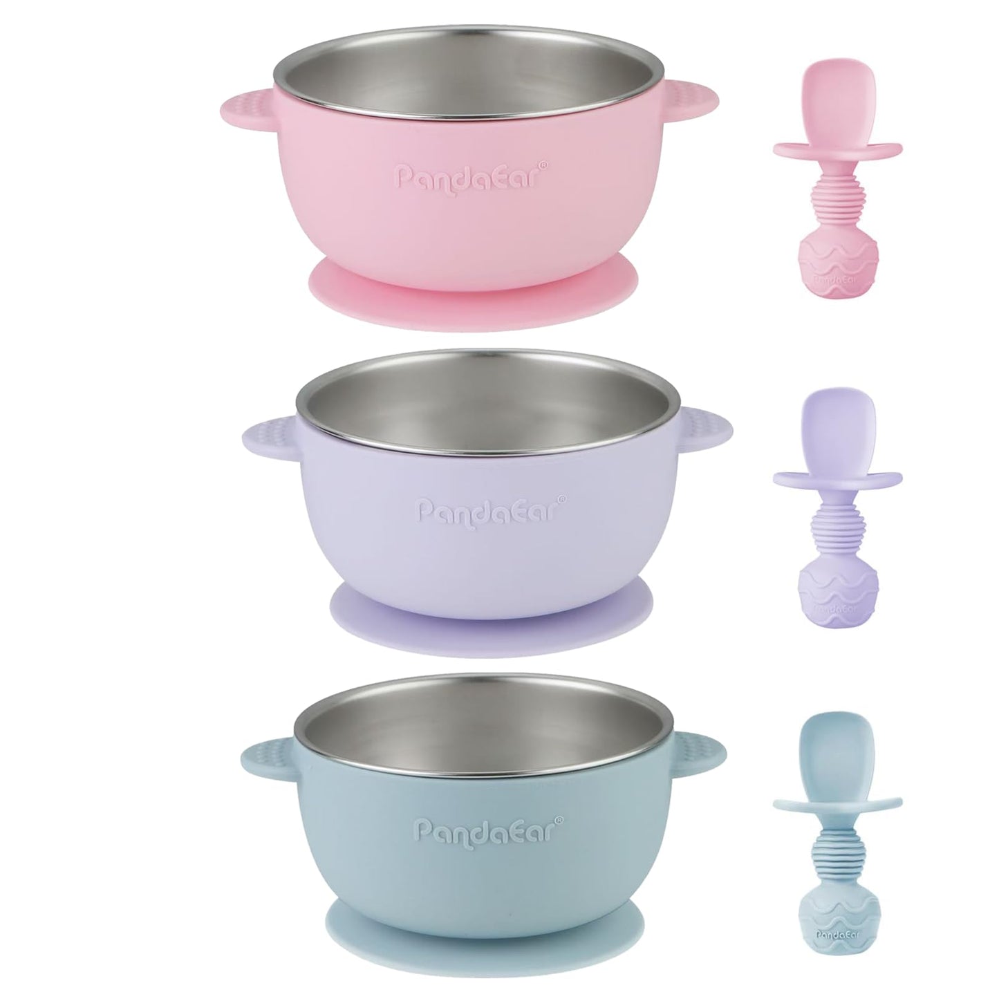 Durable 304 stainless steel baby bowl for toddlers
