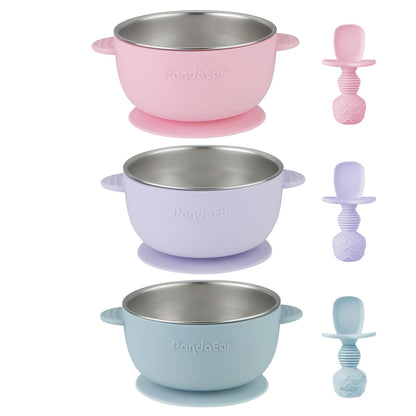 Durable 304 stainless steel baby bowl for toddlers