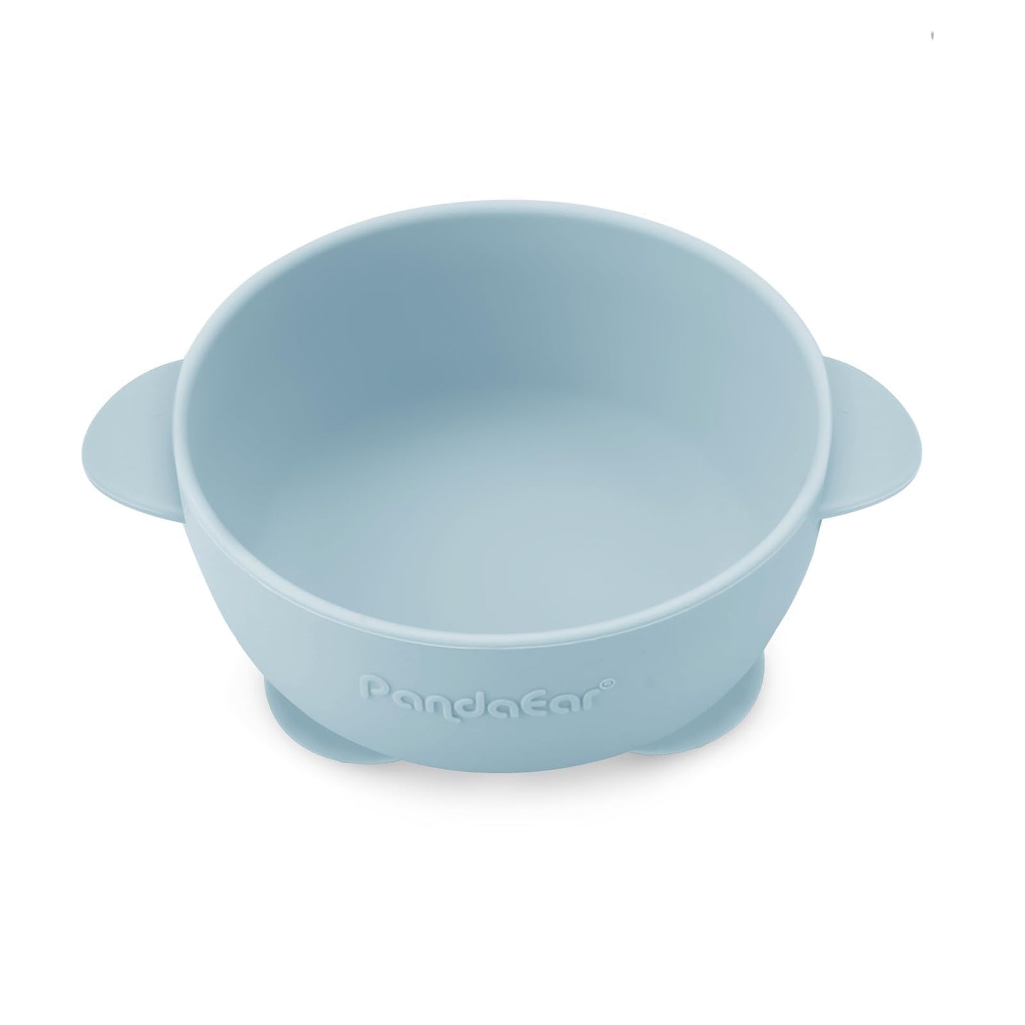 PandaEar suction bowls stacked together demonstrating convenient storage size