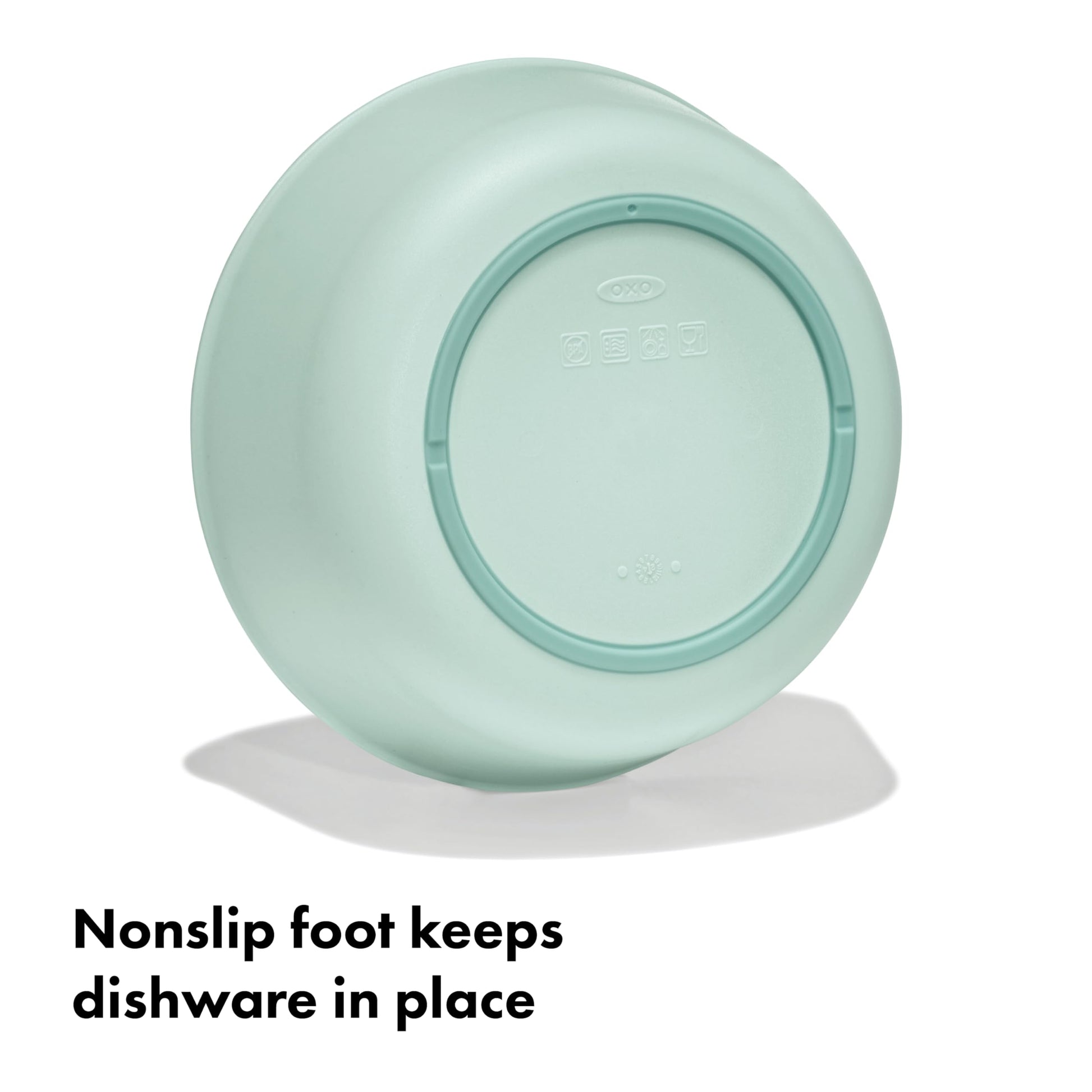 Top view of OXO Tot feeding bowl set