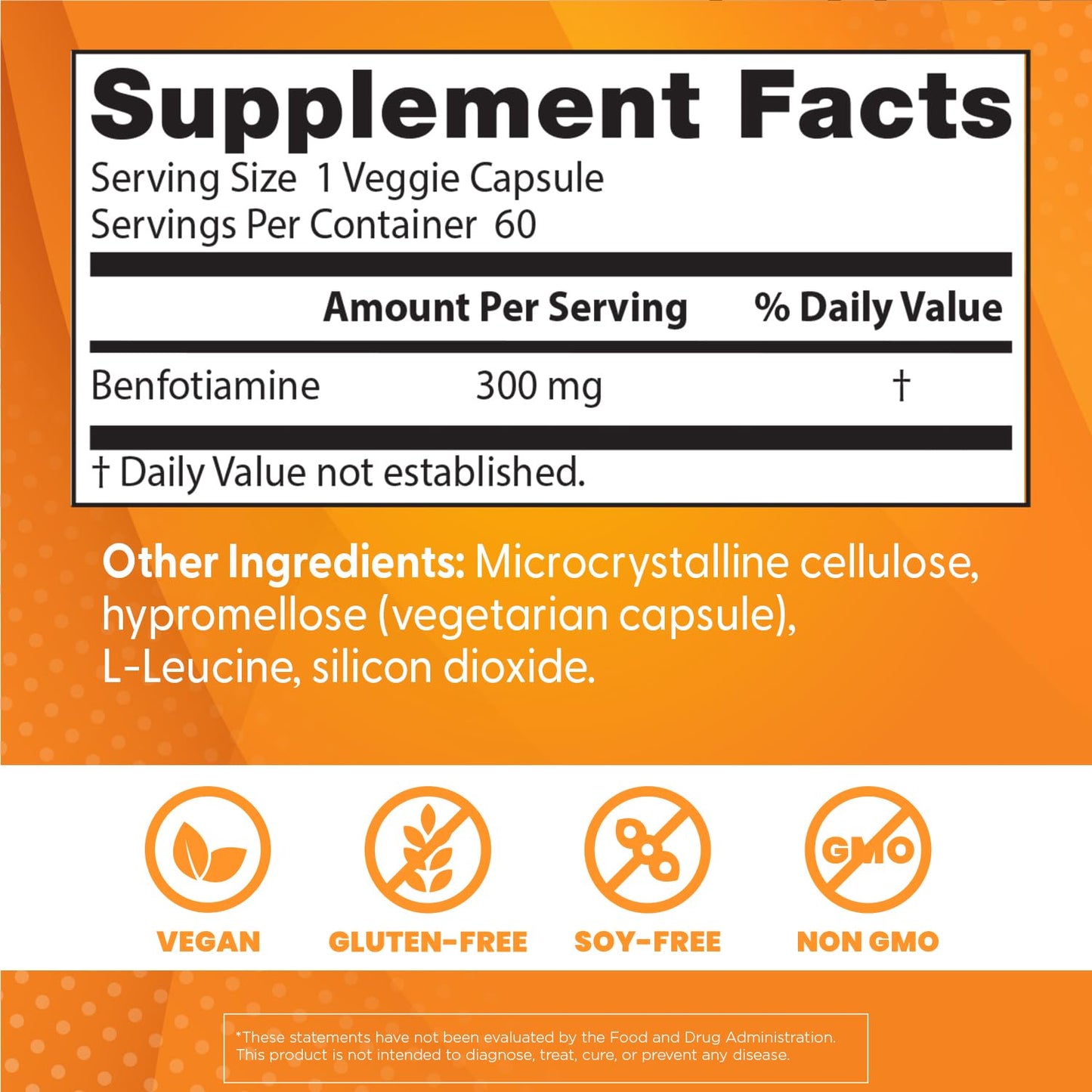 Authentic Doctor's Best BenfoPure Vitamin B1 supplement bottle showcasing non-GMO and gluten-free badges