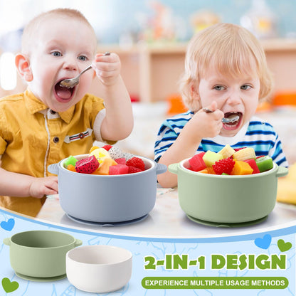 Durable porcelain cereal bowls for children by Domensi