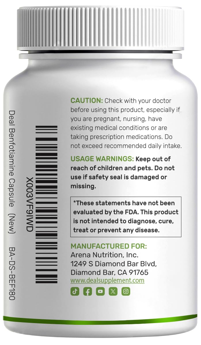 Authentic USA imported nerve health supplements bottle macro shot