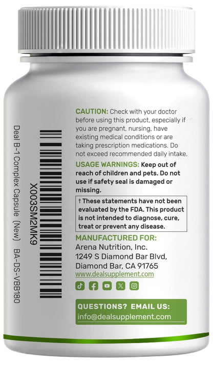 Deal Supplement authentic imported USA health supplement packaging