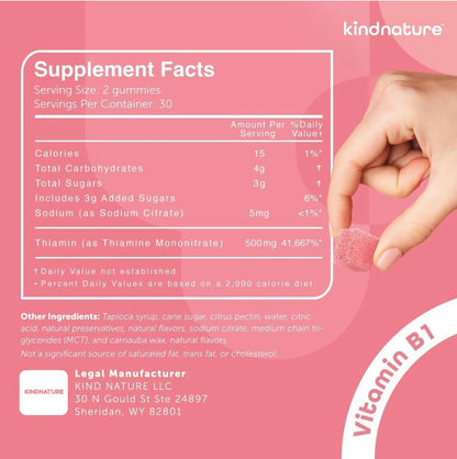 Kindnature wellness gummies premium lifestyle packaging for daily cellular energy support